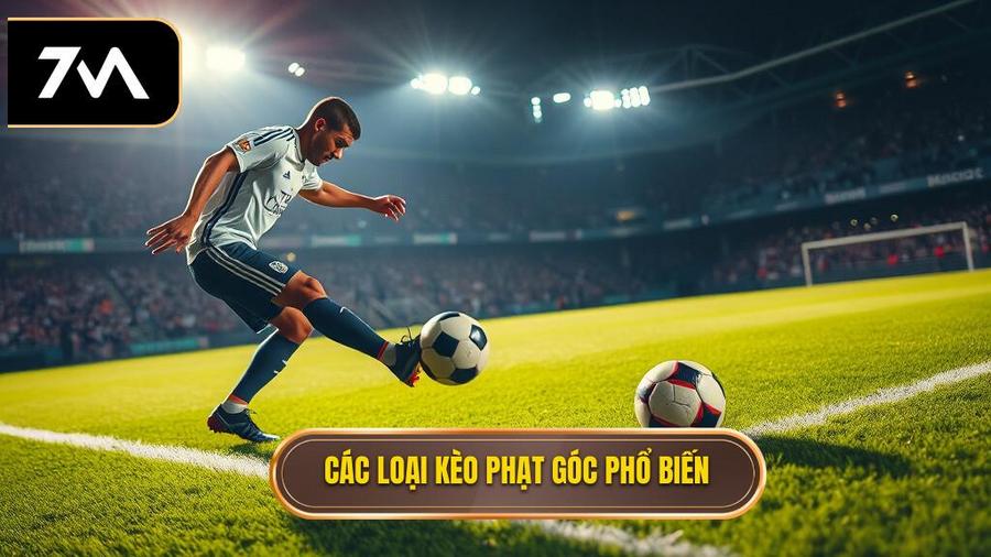 Các loại kèo phạt góc phổ biến hiện nay